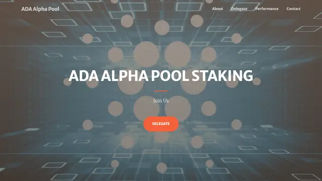 ADAAP · ADA ALPHA POOL
