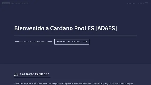 ADAES · Spanish Stake Pool