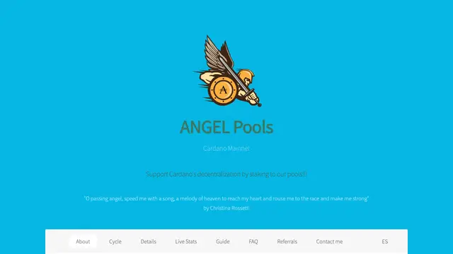 ANGEL · ANGEL stake pool